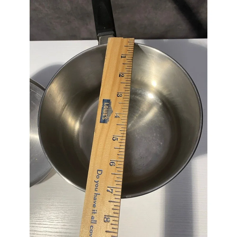 Farberware 18/10 Stainless Steel 3 QT Saucepan Pot With Matching Lid 3-Quart
